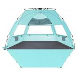 KO-ON POP UP BEACH TENT FOR 4 PERSON, EASY SETUP