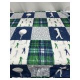 GOLF THROW BLANKET 50X40IN