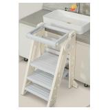 UNCLEWU ADJUSTABLE STEP STOOL 33.86IN