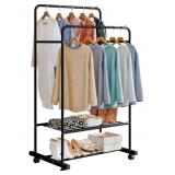 UNTYO CLOTHING RACK 80x50x160CM GOLD