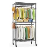 LEHOM GARMENT RACK 29.5x17.7x72.8IN