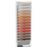 SUPEASY 16 TIER WALL MOUNTED FILE ORGANIZER