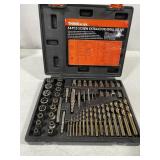 THINK WORK 54 PCS SCREW EXTRACTOR/DRILL BIT SET.