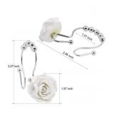 BEAVO ROSE SHOWER CURTAIN HOOKS 12PCS