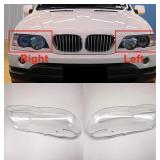 HZYCKJ, PAIR OF HEADLIGHT PLASTIC COVERS FOR BMW