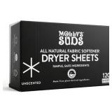 MOLLY SUDS ALL NATURAL FABRIC UNSCENTED DRYER