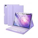 PURPLE WIRELESS KEYBOARD CASE FOR IPAD AIR 4TH