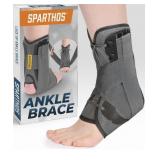 SPARTHOS LACE UP ANKLE BRACE - LARGE