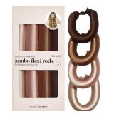 KITSCH JUMBO SATIN HEATLESS CURLERS(4PCS) 10IN