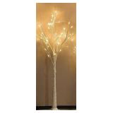 ALBELT LIGHTED BIRCH TREE WITH ADJUSTABLE