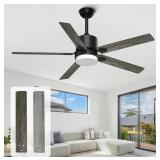 ALESCU CEILING FAN WITH LIGHTS AND REVERSIBLE