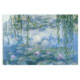 WATER LILIES BY CLAUDE MONET CANVAS WALL ART - 35