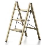 CULACCINO 3 STEP LADDER ALUMINUM LIGHTWEIGHT