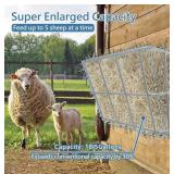 BUYYAH, 18.5 GALLON HAY FEEDER RACK, MEASUREMENTS