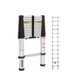 LUISLADDERS TELESCOPING LADDER, 12.5 FT