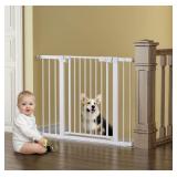 BABYBOND WHITE BABY GATE 43"W x 30"H INCHES