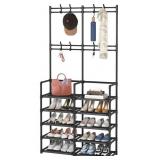 LAIENSIA 5-TIER ENTRYWAY COAT RACK - LOOSE PARTS