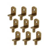 SHELF SUPPORT PEGS BRONZE, L-SHAPED METAL CABINET