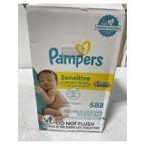 PAMPERS, SENSITIVE BABY WIPES, 588 PC