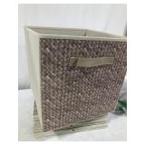 CLOTH STORAGE BINS 13x13x13IN 6BINS