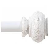 H.VERSAILTEX ADJUSTABLE WINDOW CURTAIN ROD (WHITE