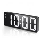 AMIR DIGITAL ALARM CLOCK 6.69'W x 2.87'H INCHES