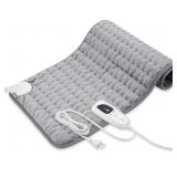 DEEPSOON ELECTRIC HEATING PAD(24X12IN) GREY-