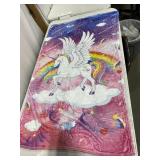 SMALL UNICORN THROW BLANKET, 47 X 28 IN.