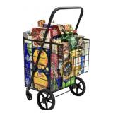 SIFFLER JUMBO FOLDABLE UTILITY CART WITH