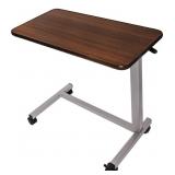 VAUNN MEDICAL ADJUSTABLE OVERBED TABLE(30 X 28.74