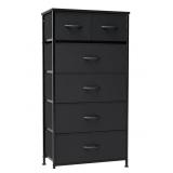 CRESTLIVE FABRIC VERTICAL 7 DRAWER DRESSER