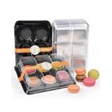 MACARON BOX WITH CLEAR DISPLAY WINDOW,50-PACK