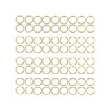 600PCS 5MM GOLD OPEN JUMP RING,
