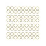 600PCS 5MM GOLD OPEN JUMP RING,