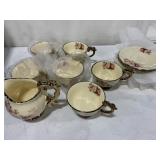 PORCELAIN TEA CUP SET 4 x3IN 13PCS