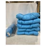 LIGHT BLUE OUTDOOR SEAT CUSHIONS 19x19 INCHES