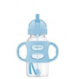 DR BROWNS WIDE NECK SIPPY STRAW BOTTLE - 9OZ