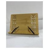 WISHACC LARGE SIZE BAMBOO BOOK STAND 13.2IN X