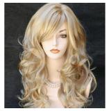 RIGHTON 21IN  LONG CURLY WAVY DIRTY BLONDE WITH