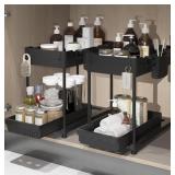 SEVENBLUE 2 PACK UNDER SINK ORGANIZERS AND