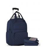 ZOMFELT 18IN UNDERSEAT CARRY ON WITH WHEELS,