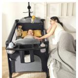 HY-8600 PORTABLE BABY CRIB 43 x27IN