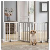 SEMIOCTHOME, WOODEN DOG GATE, 24 X 55 IN.