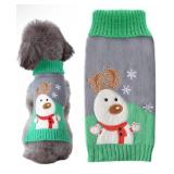 DOG CHRISTMAS SWEATER XMAS PET DOG TURTLENECK