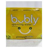 BUBLY SPARKING WATER PINEAPPLE 12 CANS