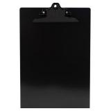 SAUNDERS BLACK ALUMINUM CLIPBOARD(11X8.5IN)