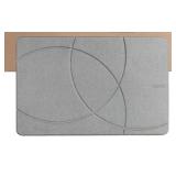 TOSORO STONE BATH MAT(23.5X15IN) GREY