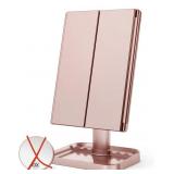 HUONUL ROSE GOLD LED MAKEUP MIRROR(MISSING MINI