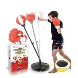 OFFICYGNET PUNCHING BAG WITH BOXING GLOVES,