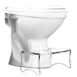 CLEAR ACRYLIC SQUATTY POTTY, (W) 17 X (D) 8.5 X